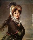 Elisabeth Louise Vigee-Le Brun Portrait of a Young Woman painting